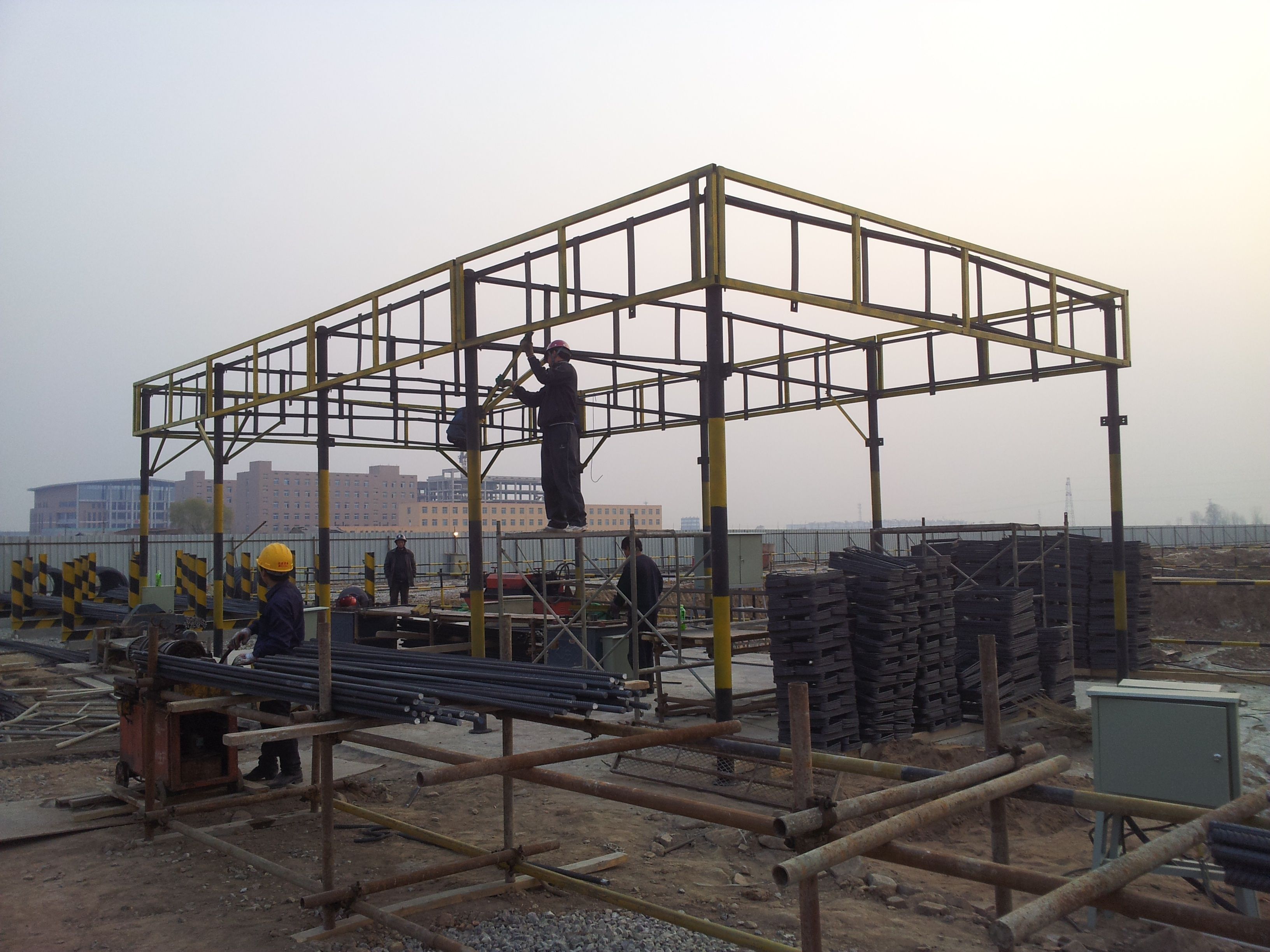 钢筋棚制作方法 制式钢筋棚